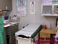 Hot Nurse Aria Nicole Gives Intense Anal Exam in Latex Gloves - HD Medical Fetish