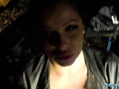 Sucer une bite, Plantureuse, Rondelette, Hard, Hongroise, Orgasme, De plein air, Pov