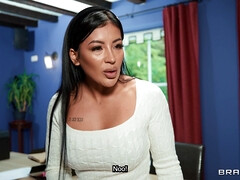 デカチン, フェラチオ, 茶髪の, 怪物, オフィス