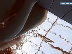 Strand, Hd, Biljart, Russisch, Tieten likken, Onderwater, Oud, Nat