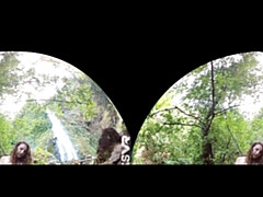 3d, クリトリス, 女, オーガズム, アウトドア, 現実, ソフトコア, バイブレーター