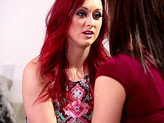 Lesbisch, Moeder die ik wil neuken, Orgasme, Roodharige vrouw, Stiefmoeder