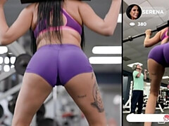 デカ尻, デカチン, フェラチオ, バック, 女 人男 人, 自然山雀, ティーン, オッパイの