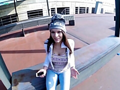 Grote mammen, Vrouw, Vingeren, Hd, Doordringend, Gezichtspunt, Kut duiken, Alleen