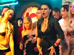 Chica, Grupo, Sexo duro, Orgía, Fiesta, Estrella porno, Público, Chupando