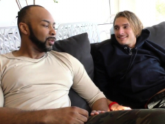 Sperma in gezicht, Homo, Hd, Interraciaal