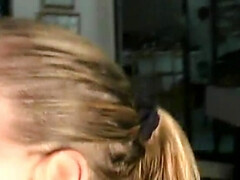 Amateur, Blonde, Couple, Tir de sperme, Faciale, Énorme, Pute, Épouse