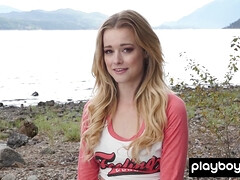 18 jahre, Blondine, Natürlich, Natürlichen titten, Im freien, Dürr, Solo, Jungendliche (18+)