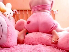 お尻, ブロンド, 娘, 自家製, 小柄, オマンコ, 一人, ティーン