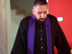 素人, 巨乳な, デブ, ドイツ人, オマンコ, スパンキング, タトゥー, 三人