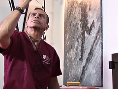 Médico, Gay, Latina, Maduro, Flaco, Uniforme