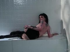 Gothique, Piercing, Chaussures, Tatouage