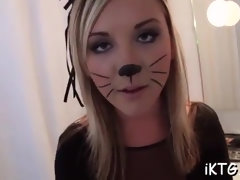 Amateur, Blonde, Sucer une bite, Hard, Petite femme, Rugueux, Adolescente, Nénés