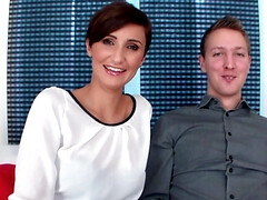 Noire, Brunette brune, Cocu, Tir de sperme, Queue, Faciale, Hard, Rousse roux