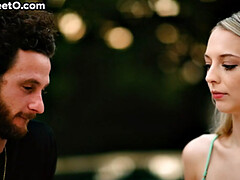 カップル, キス, オーガズム, 小柄, ガリガリ, ソフトコア, オッパイの