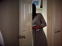 Bruinharig, Sperma in gezicht, Latijnse vrouw, Tiener, Tieten likken