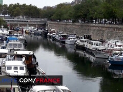 デカ尻, 茶髪の, イマラチオ, ダブル開発, フランス人, 自然山雀, 三人, オッパイの