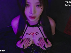 素人, アジア人, 美女, デカパイ, フェラチオ, 手コキする, マッサージ, オッパイの