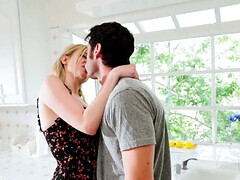 デカチン, デカパイ, フェラチオ, イマラチオ, 手コキする, 淫乱熟女, 母, フェラする