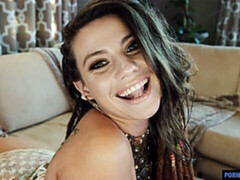 お尻, デカ尻, フェラチオ, バック, 手コキする, オナニー, タトゥー, オッパイの