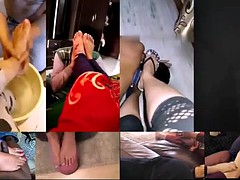 Gehörnter ehemann, Weibliche domination, Fußfetisch, Indisch, Milf