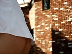 Blondine, Besamung, Kehlenfick, Behaart, Hd, Im freien