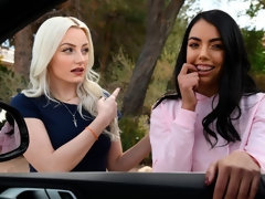 Schwarz, Blasen, Braunhaarige, Hundestellung, Fingern, Interrassisch, Dürr, Jungendliche (18+)