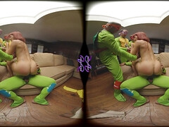 Cosplay gangbang crazy Vr porn