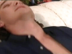 Kitten does the repairman