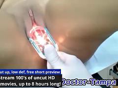 Arzt, Weibliche domination, Fetisch, Fingern, Gynäkologe, Latina, Titten