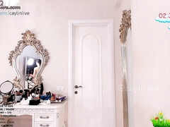 Большая жопа, Большие сиськи, Брюнетки, Грудастые, Мастурбация, Чулки, Сиськи, Вебкамера