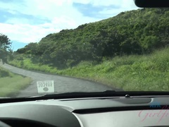 Leie, Blasen, Braunhaarige, Freundin, Öffentlich, Dürr, Socken, Titten