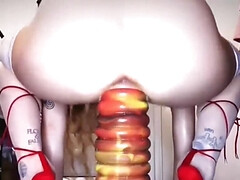 Bizarre, Gode, Pénétrer avec le poing, Béant, Hd, Masturbation, Mère que j'aimerais baiser, Gicler