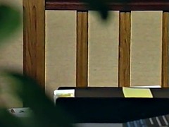 Anal, Peludo, Oficina, Secretaria, Medias largas