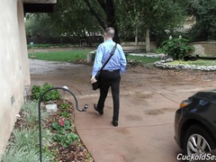 Gros seins, Blonde, Éjaculation interne, Cocu, Double pénétration, Faciale, Poilue, Petite femme