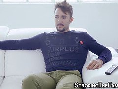 Ethnic stepmom and teen