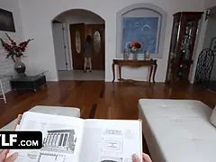 Amerikanisch, Grosser arsch, Schmuddelige sprache, Hd, Milf, Natürlichen titten, Orgasmus, Stiefmutter