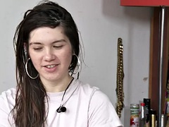 Amateur, Brunette brune, Masturbation, Solo, Adolescente