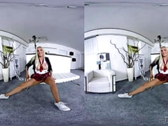 18 años, Rubia, Masturbación, Coño, Afeitado, Solo, Adolescente, Voyeur