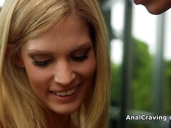 Grosser schwanz, Blondine, Blasen, Hardcore, Dürr, Flotter dreier, Nass