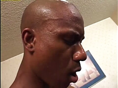Gros cul, Noire, Sucer une bite, Tir de sperme, Noir ébène, Hard, Pute, Suçant