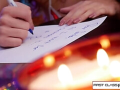 18, フェラチオ, 茶髪の, イく瞬間, バック, ハードコア, 下着, オッパイの