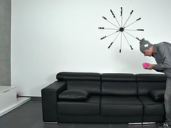 sexy morning workout with thick latina blondie fesser