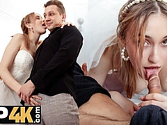 フェラチオ, 結婚, 捕まる, ドレス, Hd, 3p男男女, ロシア人, ティーン