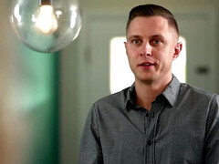 お尻, ブロンド, キス, キッチン, なめる, オマンコ, 拘束, 濡れ