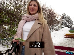 Gros seins, Sucer une bite, Queue, Jeans, Seins naturels, De plein air, Pov, Chatte