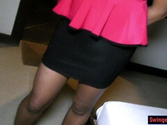 Aziatisch, Pijpbeurt, Vies, Huisgemaakt, Rijpe lesbienne, Moeder, Gezichtspunt, Tatoeage