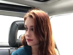 Leie, In den arsch, Arsch, Auto, Hardcore, Natürlichen titten, Rotschopf, Jungendliche (18+)