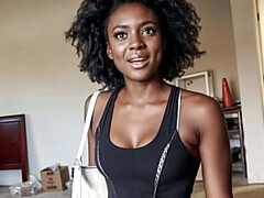 Afrikanisch, Amerikanisch, Grosser arsch, Hundestellung, Domination, Schwarz, Selbstgemacht, Interrassisch
