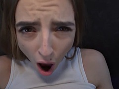 21 year old nympho slut fucked by a hard cock in a wet hole